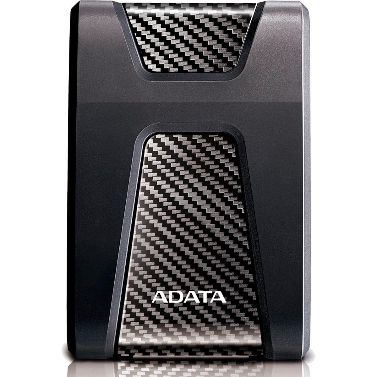 Жесткий диск внешний/ Portable HDD 1TB ADATA HD650 (Black), Silicone, USB 3.2 Gen1, 121x81x21mm, 201g /3 года/, AHD650-1TU31-CBK