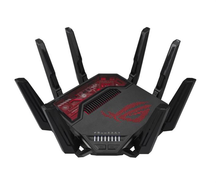 Роутер ASUS GT-BE19000//802.11 a/b/g/n/ac/ax/be,  2,4 + 6 gGz, black