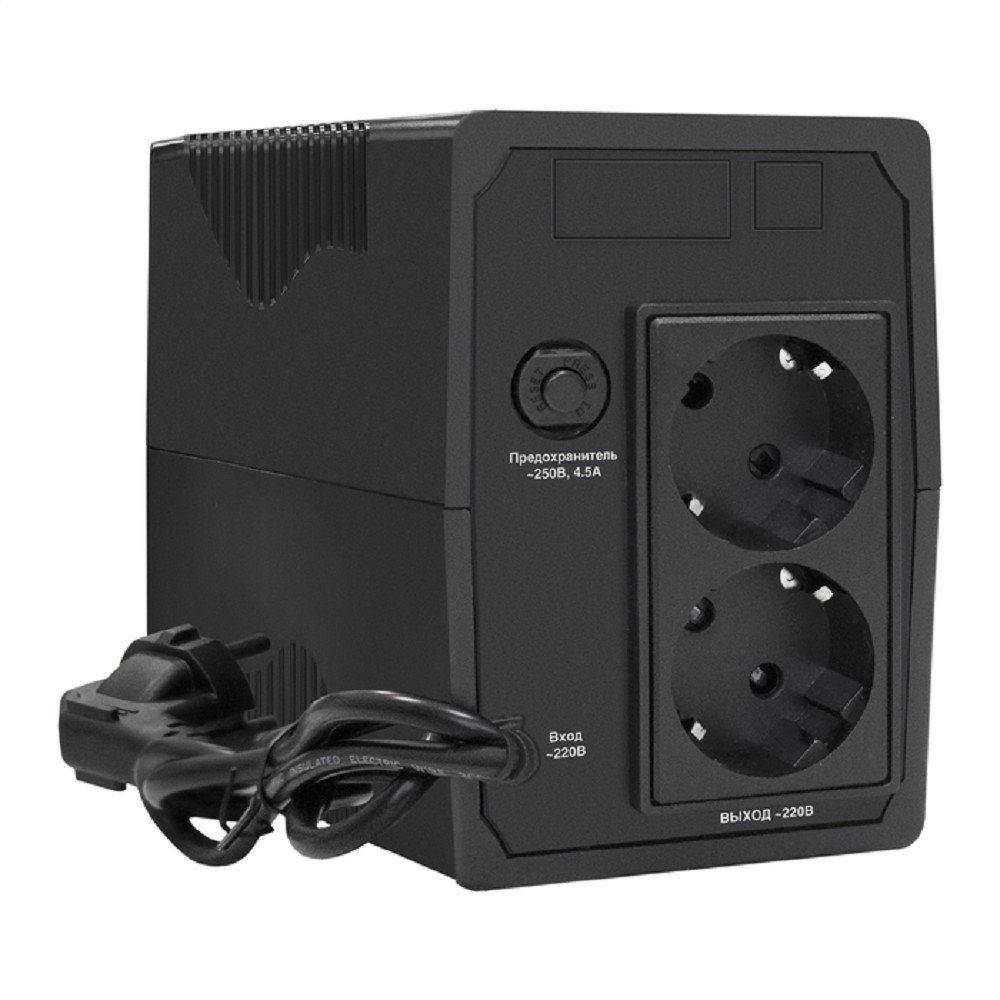 Exegate EX292765RUS ИБП ExeGate SpecialPro Smart LLB-600.LCD.AVR.2SH <600VA/360W, LCD, AVR, 2*Schuko, Black>