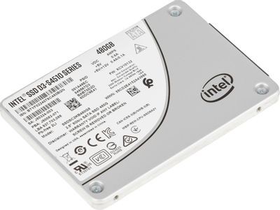 Накопитель SSD SATA 2.5" 480GB TLC D3-S4510 SSDSC2KB480G801 INTEL, SSDSC2KB480G801 963340