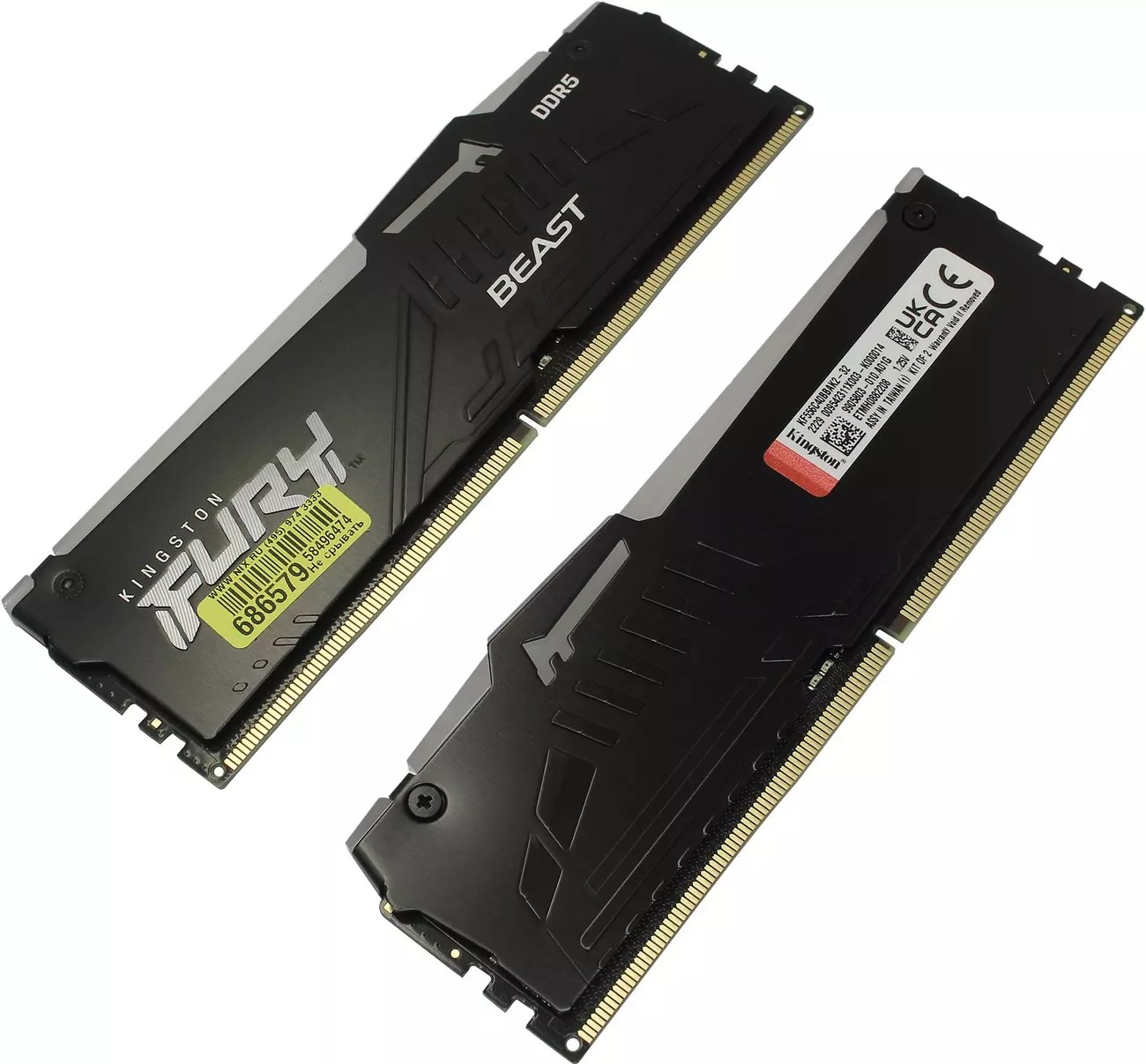 Модуль памяти DIMM 32GB (16GBx2) DDR5-5600 KF556C40BBAK2-32 KINGSTON