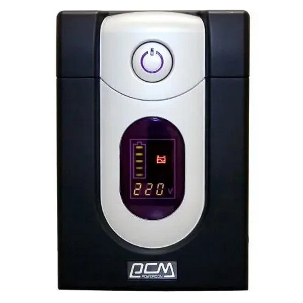 PowerCom Imperial IMD-1025AP ИБП {Line-Interactive, 1025VA / 615W, Tower, 6 xC13: 4 с резервным питанием + 2 с фильтрацией, LCD, USB} (507310)