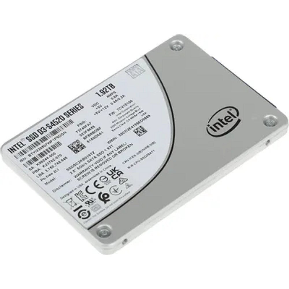 Intel SSD D3-S4520 Series,1920GB, 2.5" 7mm, SATA3, TLC, SSDSC2KB019TZ01(1Z)/Solidigm