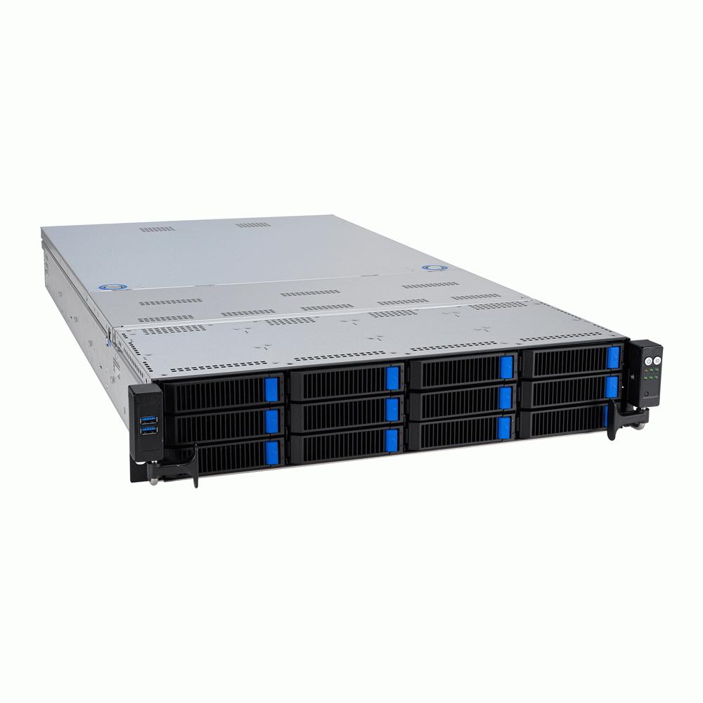 Серверная платформа/ ASUS RS720A-E12-RS12/10G/2.6kW/8NVMe/GPU, 90SF02E1-M00BZ0