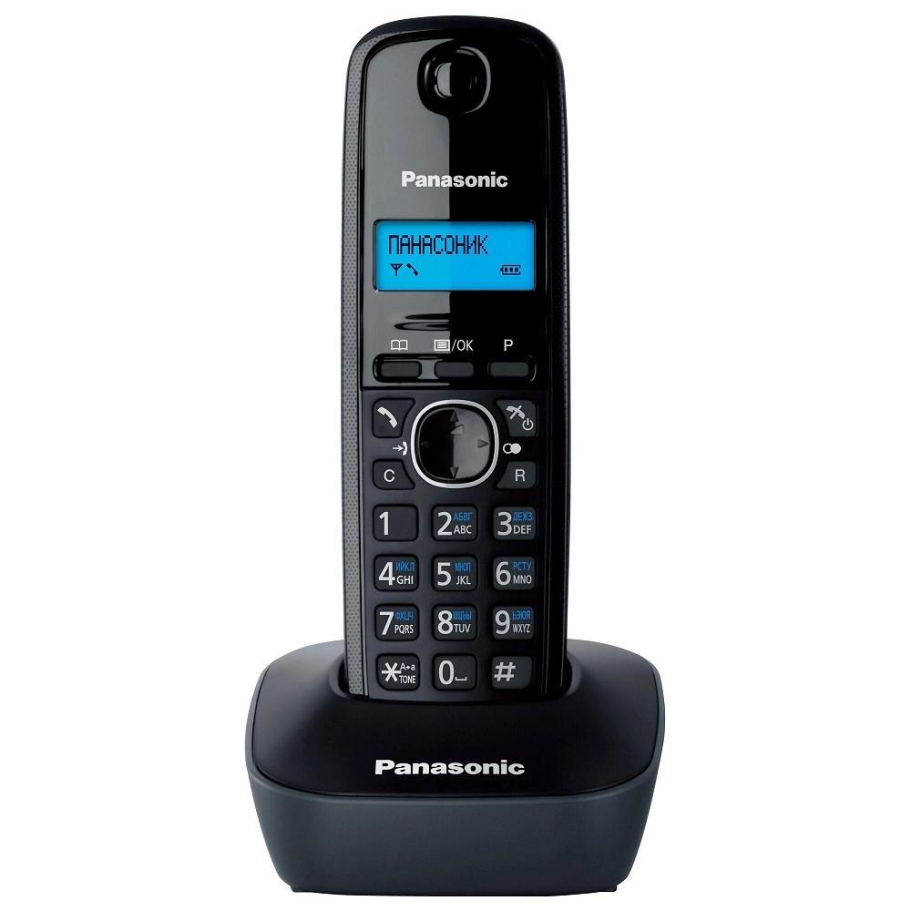Panasonic KX-TG1611RUH (серый) {АОН, Caller ID,12 мелодий звонка,подсветка дисплея,поиск трубки}, KX-TG1611RUH_1