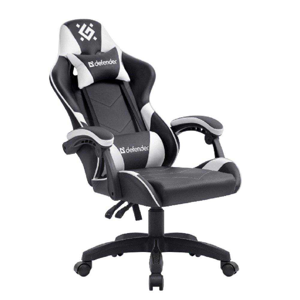 Игровое кресло Companion Черный/белый,класс 3,металл,PU DEFENDER, 64023