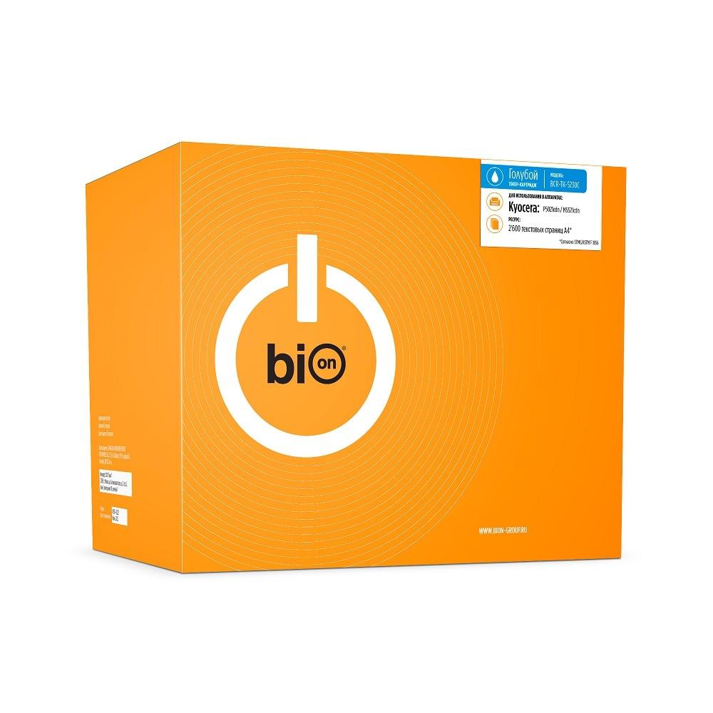 Bion BCR-TK-5230C  Картридж для Kyocera ECOSYS { P5021cdn/P5021cdw/M5521cdn/M5521cdw} (2200  стр.), Голубой, с чипом