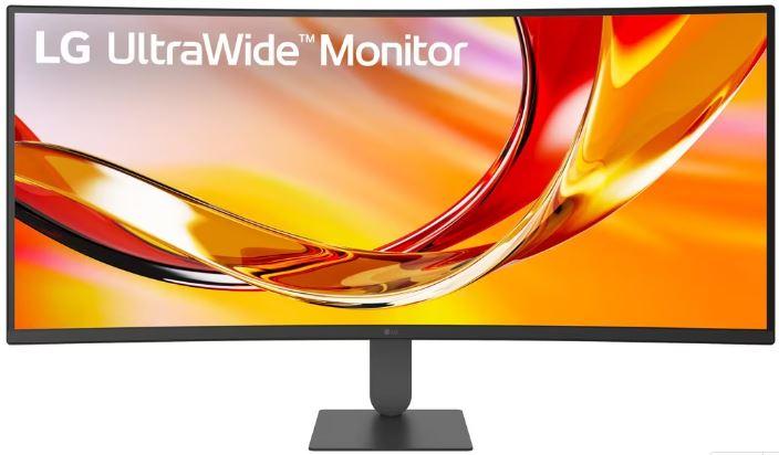 Монитор LG UltraWide 34'' 34U640B-B/ LG UltraWide 34U640B-B 34'' Curved 3440x1440, VA, 178x178, 300nit, 144Hz, 5ms, 2HDMI/DP, 1USB-C, 2USB-A, LT, ExtPWR, 100x100VESA, Черный, 1y