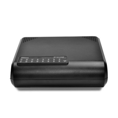 Netis ST3116P Коммутатор, неуправляемый 16-портовый 10/100 Мбит/с, 16 порта RJ45 10/100 Мбит/с, настольный, пластиковый корпус
