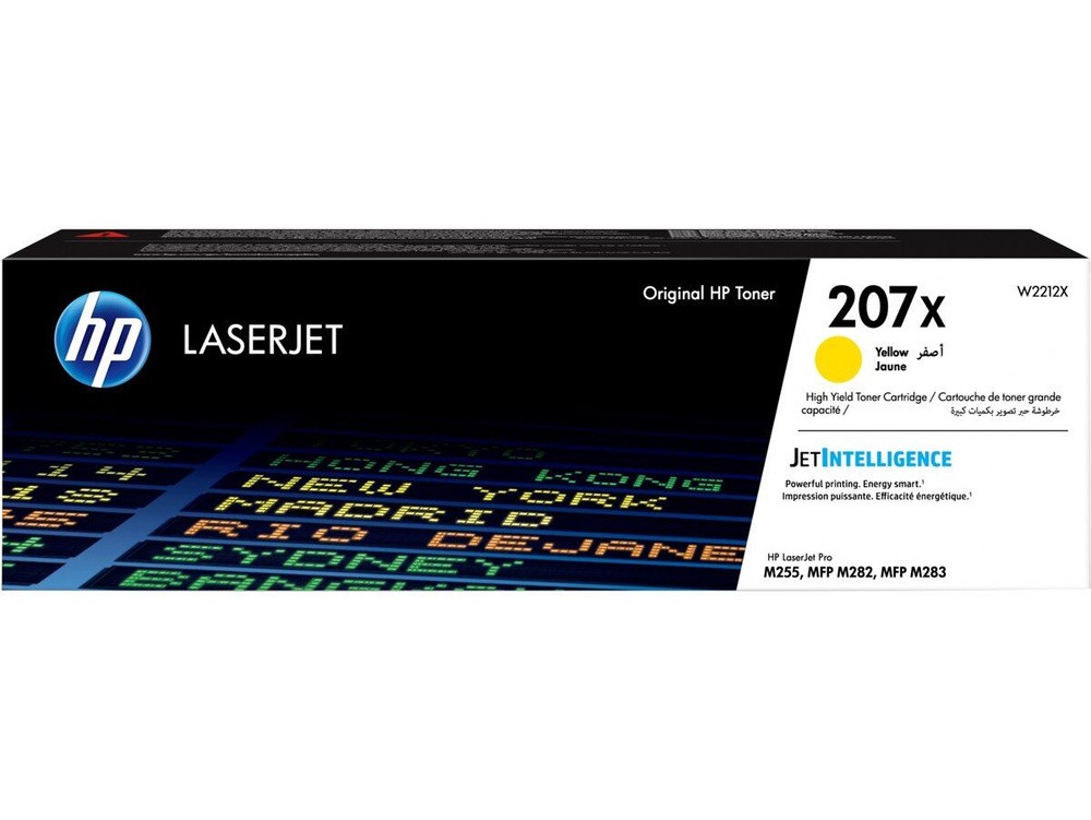 Тонер-картридж/ HP 207X Yellow LaserJet Toner Cartridge, W2212X