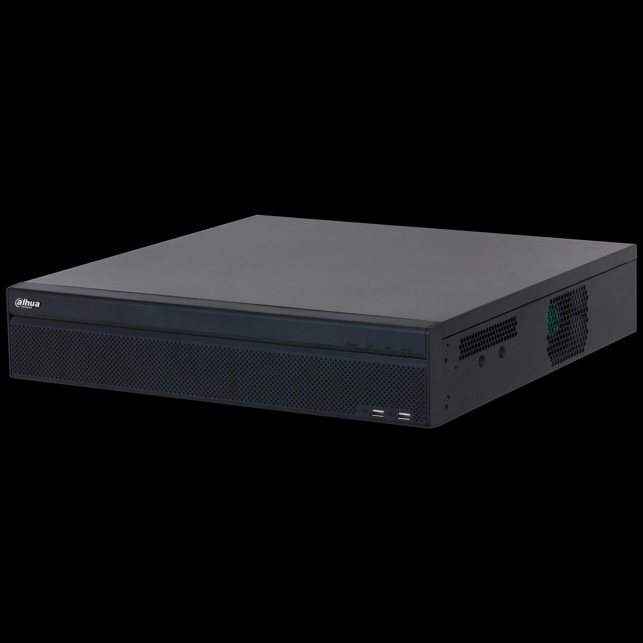 DAHUA DHI-NVR5864-EI2 64-канальный IP-видеорегистратор 4K, H.265+ и ИИ  448Мбит/с; 8 SATA III до 20Тбайт; RAID 0/1/5/6/10;  2 HDMI (8K), 2 VGA; 2 RJ45 1000Мбит/с; тревожные вх./вых.: 16/8