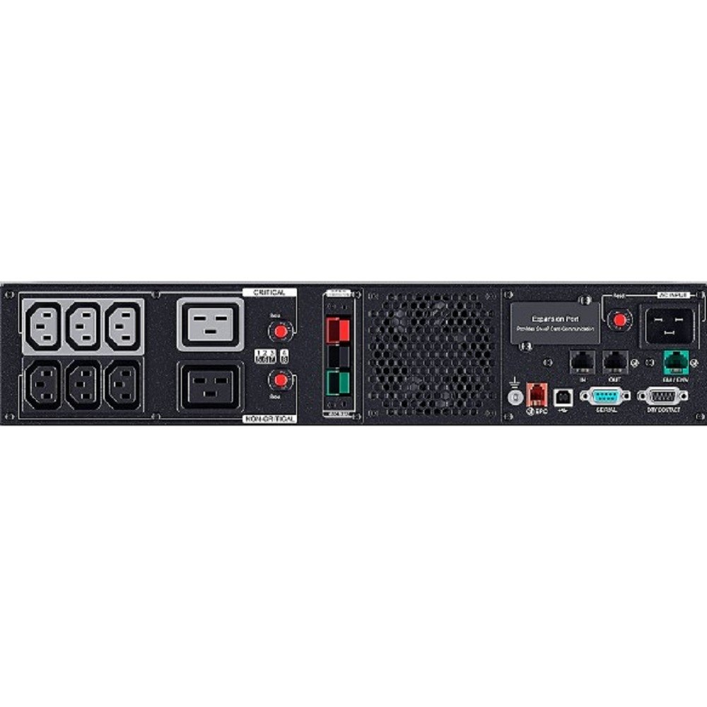ИБП CyberPower PR2200ERTXL2UA {Line-Interactive, 2200VA/2200W USB/RS-232/EPO/Dry contact/SNMPslot (6 C13, 2 C19) 8х6Ач NEW}