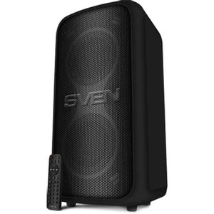 Колонка порт. Sven PS-1000 черный 160W 1.0 BT/3.5Jack 10м 8000mAh (SV-022686)