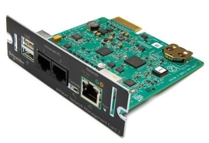 Карта сетевого управления для ИБП APC APC UPS SNMP Network Management Card 3 with Environmental Monitoring, AP9641