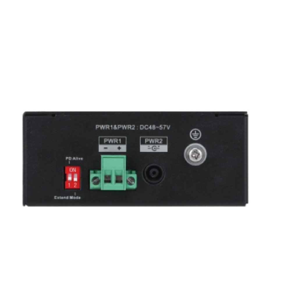 DAHUA DH-PFS3110-8ET-96 8-портовый неуправляемый коммутатор с PoE, уличное исполнение, 8xRJ45 100Mb PoE, 1xRJ45 1Gb + 1xSFP 1Gb uplink, суммарно 96Вт, коммутация 7.6 Гбит/с, MAC-таблица 8К