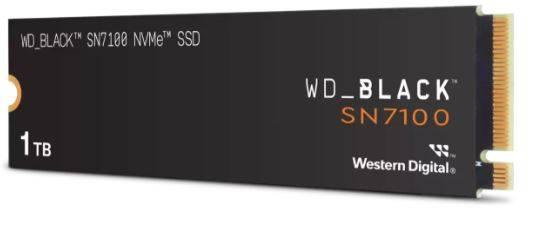 Твердотельный диск 1TB WD Black SN7100 , M.2 2280, PCI-E 4x4, [R/W - 7250/6900 MB/s] 3D-NAND TLC, WDS100T4X0E