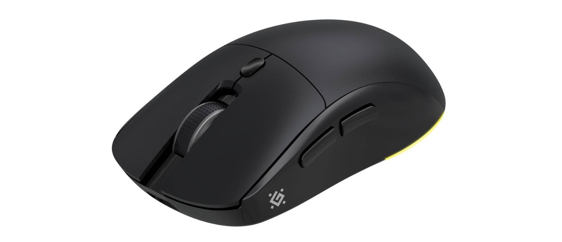 Defender Беспроводная игровая мышь Stone GM-551 черн,6кн,7200dpi,3в1,400mAh, 52551
