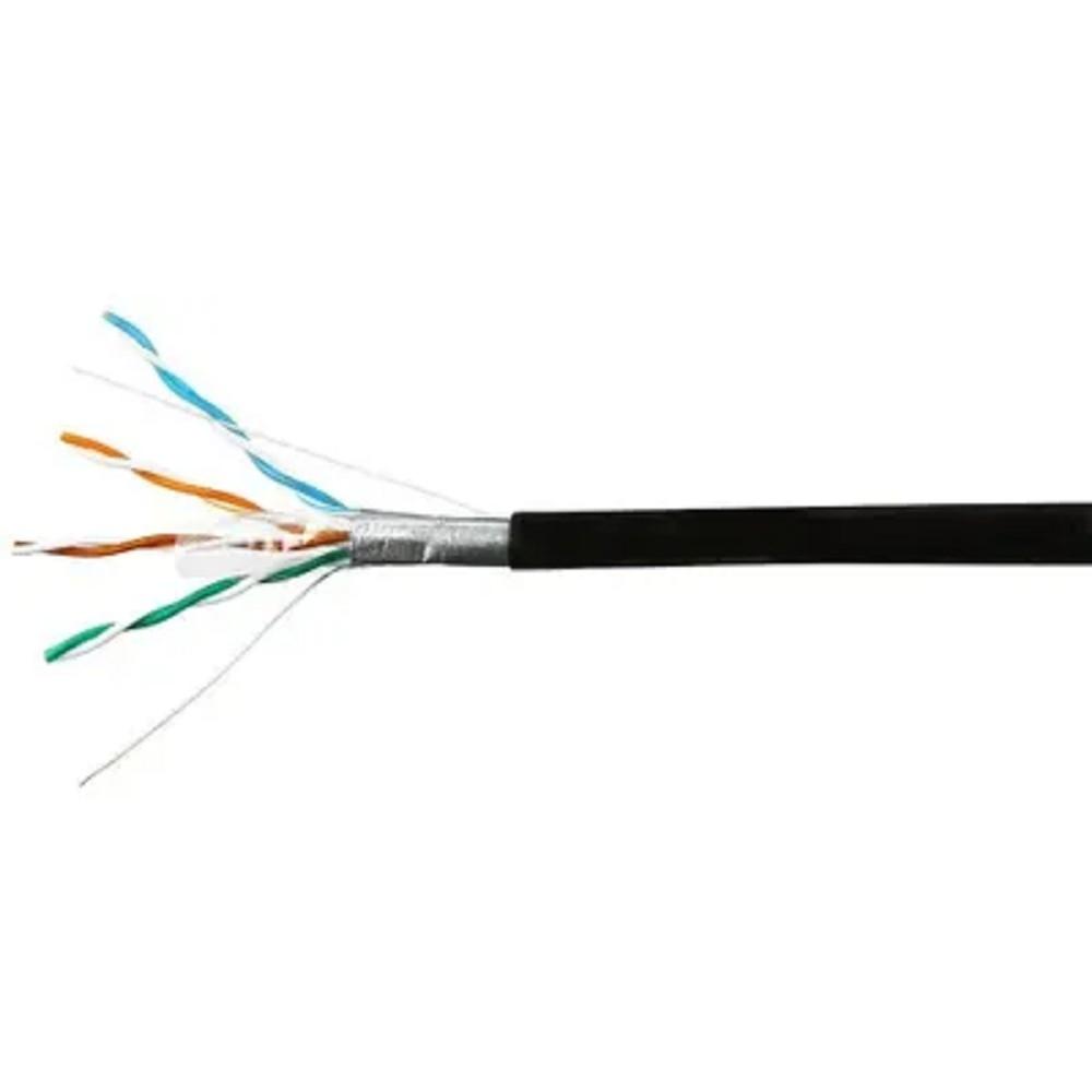 SkyNet Кабель Standart FTP outdoor 4x2x0,48, медный, FLUKE TEST, кат.5e, однож., 100 м, box, черный [CSS-FTP-4-CU-OUT/100]