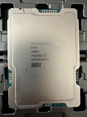 Процессор/ CPU LGA4677 Intel Xeon Gold 6530 (EMERALD RAPIDS, 32C/64T, 2.1/4GHz, 160MB, 270W) OEM, PK8072205512500