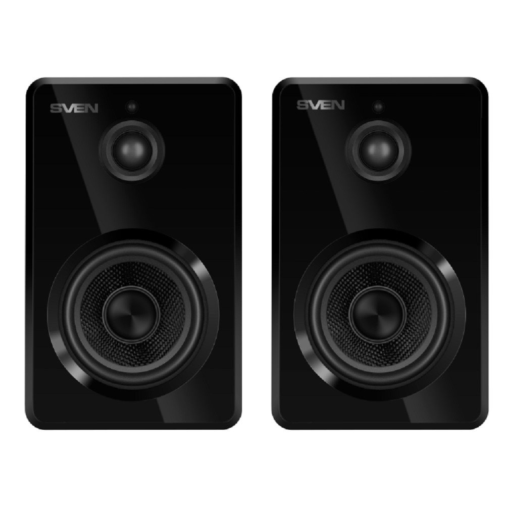 Компьютерная акустика 2.0 Sven SPS-730 черный (50 Вт, BT, пульт, USB, microSD), SV-021177