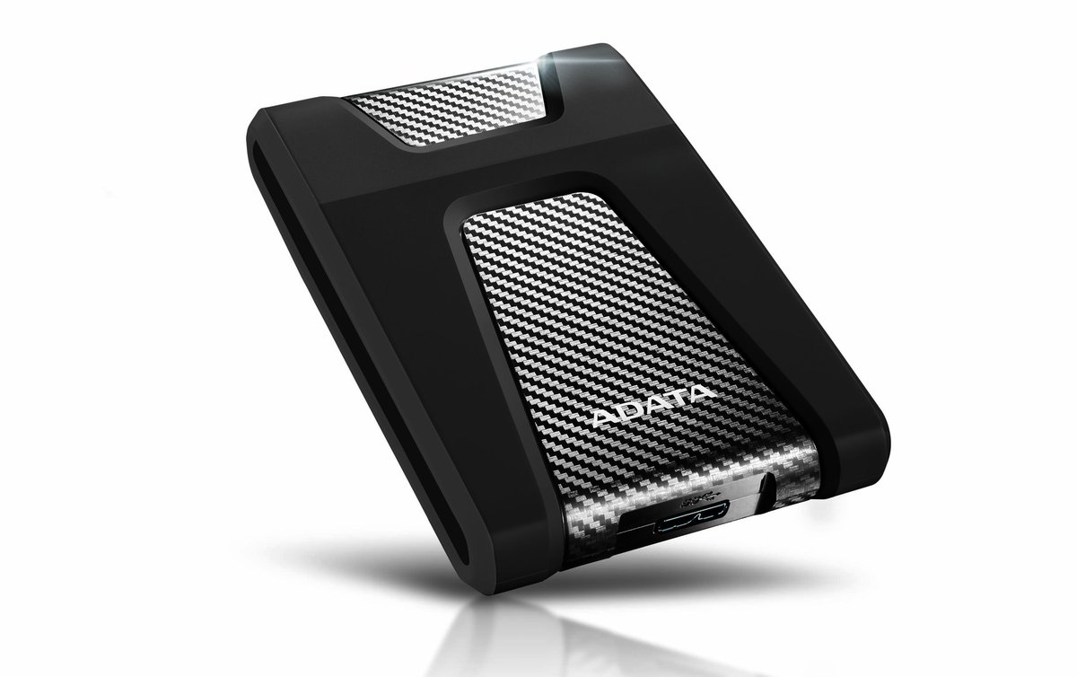 Жесткий диск внешний/ Portable HDD 2TB ADATA HD650 (Black), Silicone, USB 3.2 Gen1, 121x81x21mm, 201g /3 года/, AHD650-2TU31-CBK