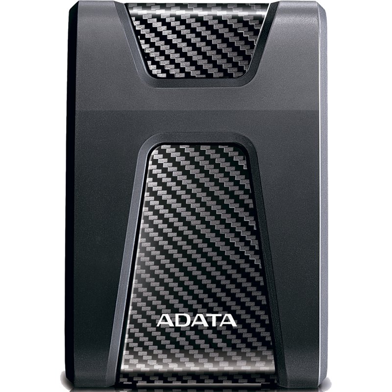 Жесткий диск внешний/ Portable HDD 2TB ADATA HD650 (Black), Silicone, USB 3.2 Gen1, 121x81x21mm, 201g /3 года/, AHD650-2TU31-CBK
