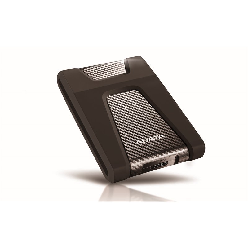 Жесткий диск внешний/ Portable HDD 2TB ADATA HD650 (Black), Silicone, USB 3.2 Gen1, 121x81x21mm, 201g /3 года/, AHD650-2TU31-CBK