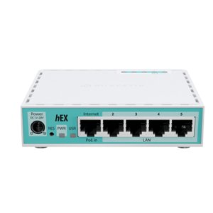 MikroTik E50UG hEX Refresh Маршрутизатор  5*1Gbit RJ45, 512MB RAM, Dual-core CPU, USB