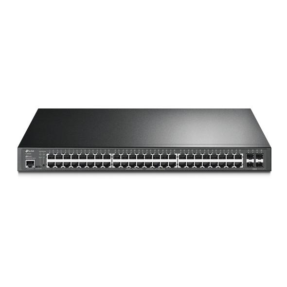 TP-Link SG3452P Omada 48‑портовый гигабитный управляемый PoE-коммутатор L2 с 4 SFP‑слотами