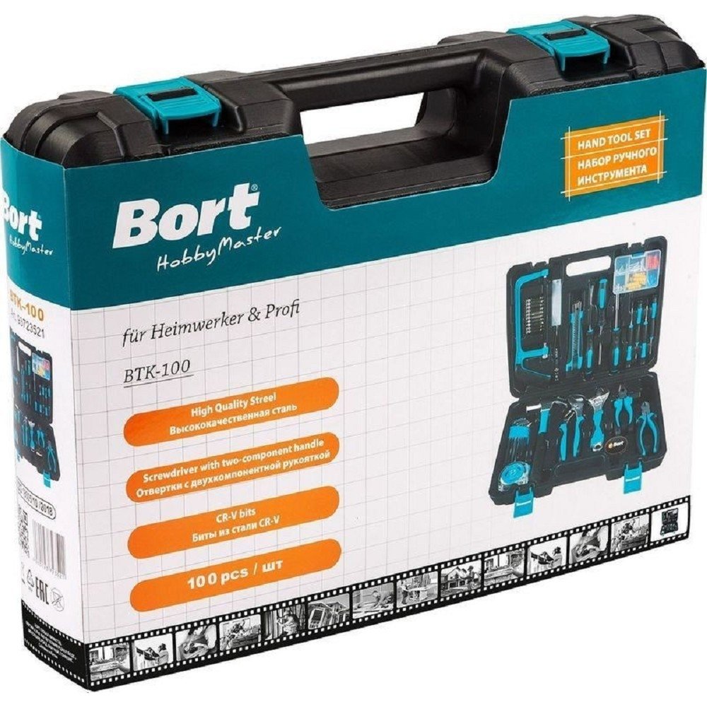 Bort BTK-100 Набор ручного инструмента [93723521]