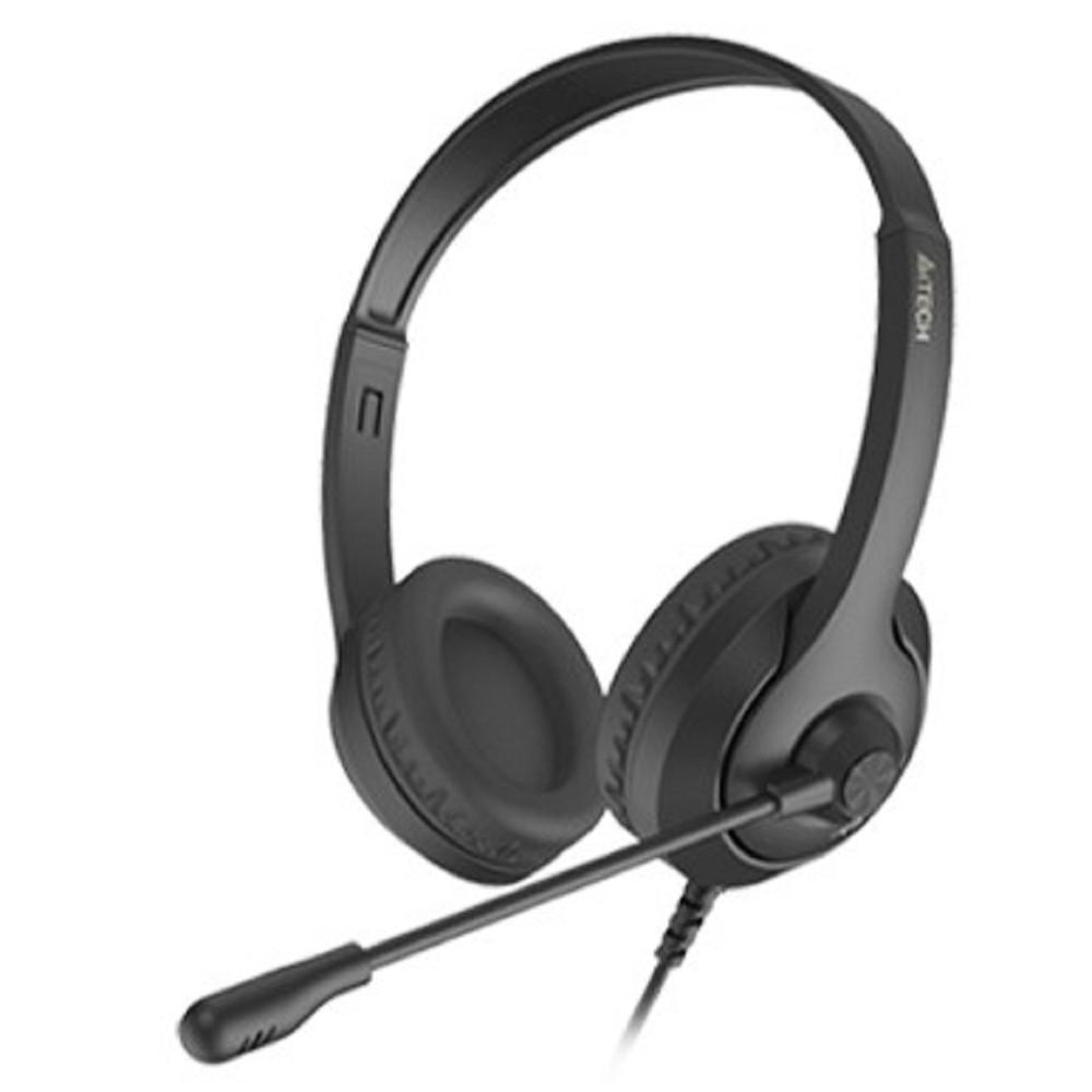 A4Tech Fstyler FH100 черный 2м накладные (FH100 (STONE BLACK)), 1774490