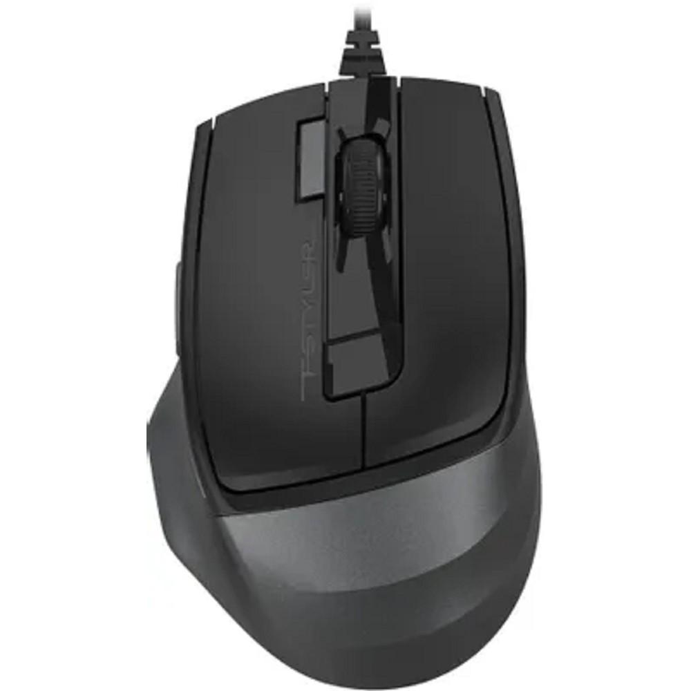 Мышь компьютерная A4Tech Fstyler FM45S Air серый 2400dpi silent USB7but, FM45S AIR USB (STONE GREY)