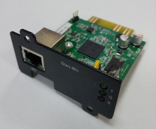 Сетевая карта IRBIS UPS Network Communication Card, RJ45 (compatible only with IRBIS New ISL Series 2022+), ISNC1000P