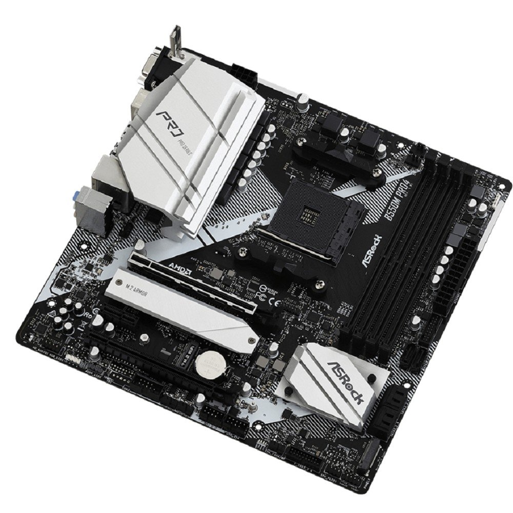 Asrock B550M PRO4 RTL {Soc-AM4 AMD B550 4xDDR4 mATX AC`97 8ch(7.1) GbLAN RAID+VGA+HDMI+DP}