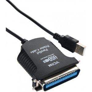 VCOM VUS7052 Кабель-адаптер USB A (вилка) -> LPT (прямое подключение к LPT порту принтера) 1.8m