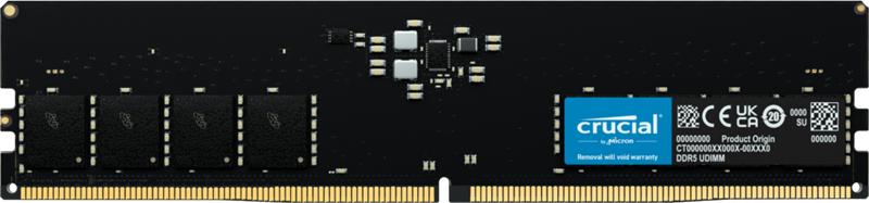 Оперативная память Crucial by Micron 32GB DDR5-5600 UDIMM (CT32G56C46U5) CL46 1.1V, 1 Year Warrаnty OEM