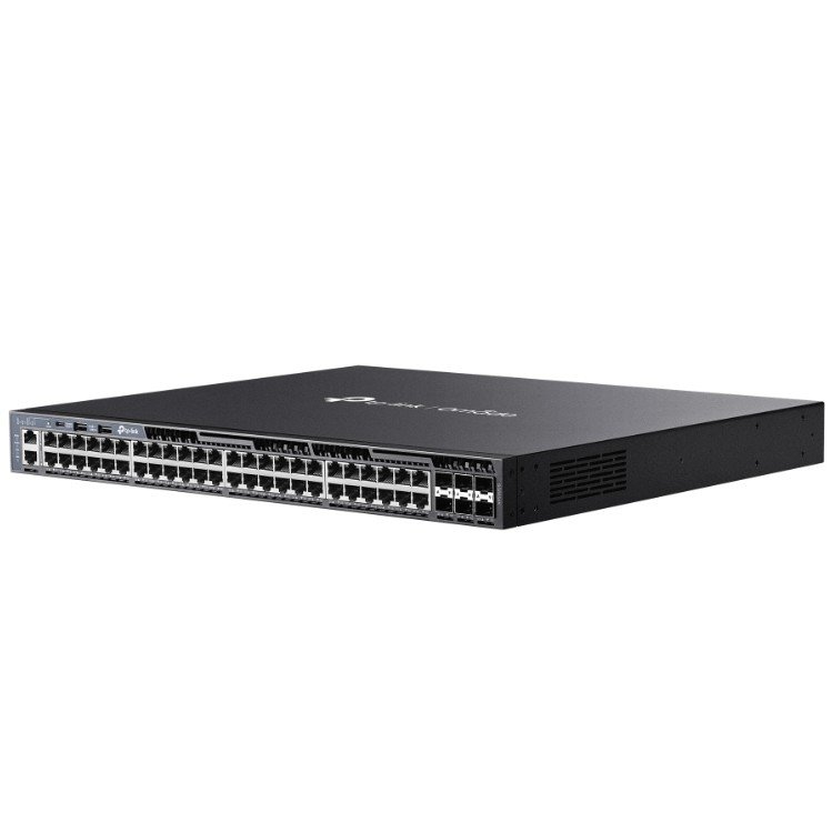 TP-Link SG6654X Стекируемый управляемый коммутатор 3-го уровня Omada с 48 гигабитными портами и 6 портами SFP+