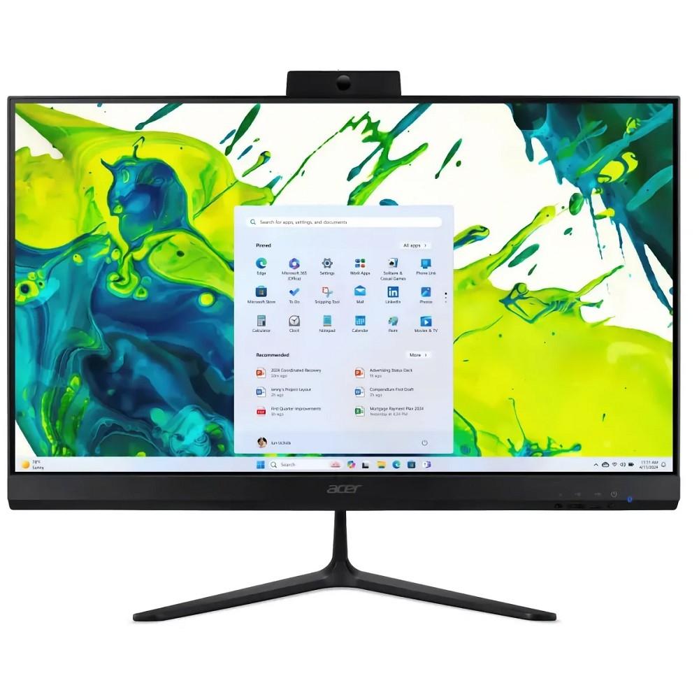 Acer Aspire C27B [DQ.BT2CD.001] Black 27" {FHD Ultra 7 255u/16GB DDR5/SSD 512GB/Intel Arc Graphics/Wifi 6E/5MP QHD/kb&m(wls)/Eshell}