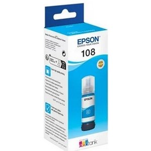 EPSON C13T09C24A Картридж 108 EcoTank Ink для Epson L8050/L18050, Cyan 70ml