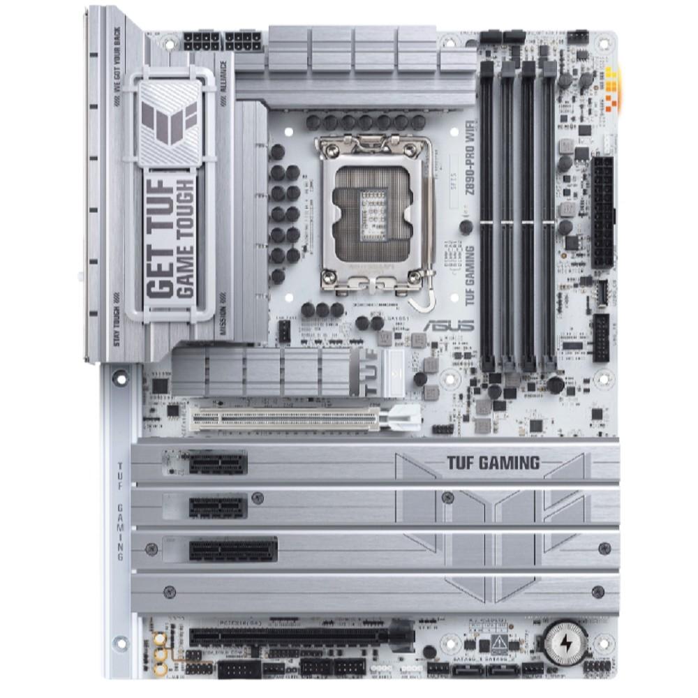 ASUS TUF GAMING Z890-PRO WIFI (LGA1851, Z890, 4*DDR5, 4*SATA, 4*M.2, 6*USB 3.2, 2*PCIx16, 1*PCIx4, 2*PCIx1,  2*Thunderbolt™ 4, HDMI+DP, ATX)