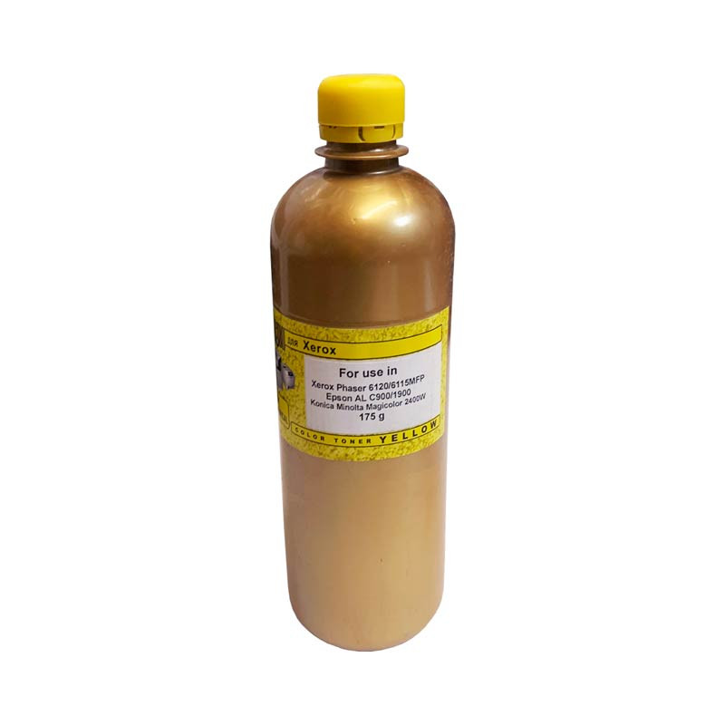 Тонер для XEROX Phaser 6120/6115MFP (фл,175,желтый,NonChem TOMOEGAWA) Gold ATM