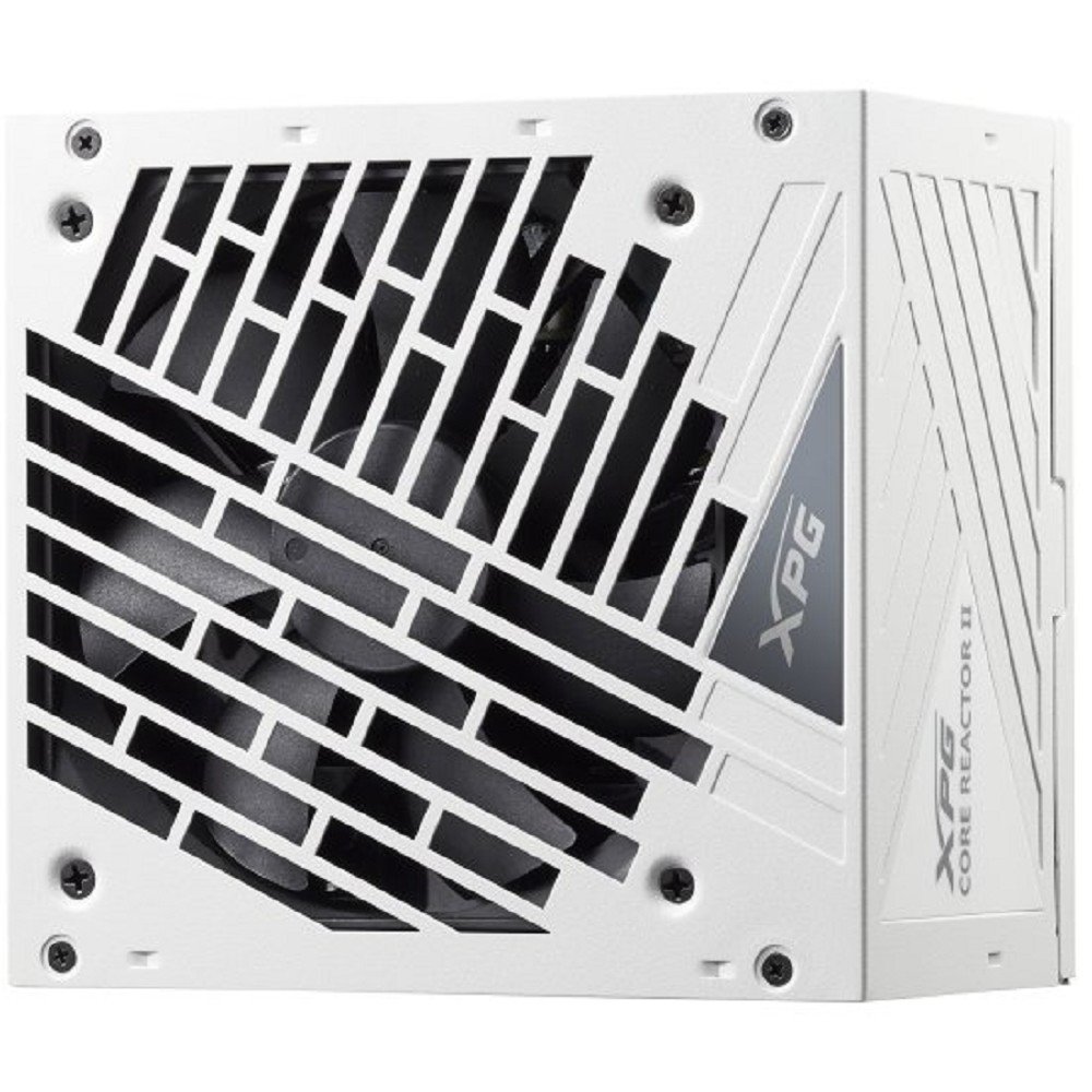 XPG CORE REACTOR II 850 white (ATX 3.1 850W, Full Modular, PWM 120mm FDB fan, Active PFC, DC to DC,Half-Bridge & LLC converter, 80+ GOLD, all Japanese capasitors, белый ) RET, COREREACTORII850G-WHCEU