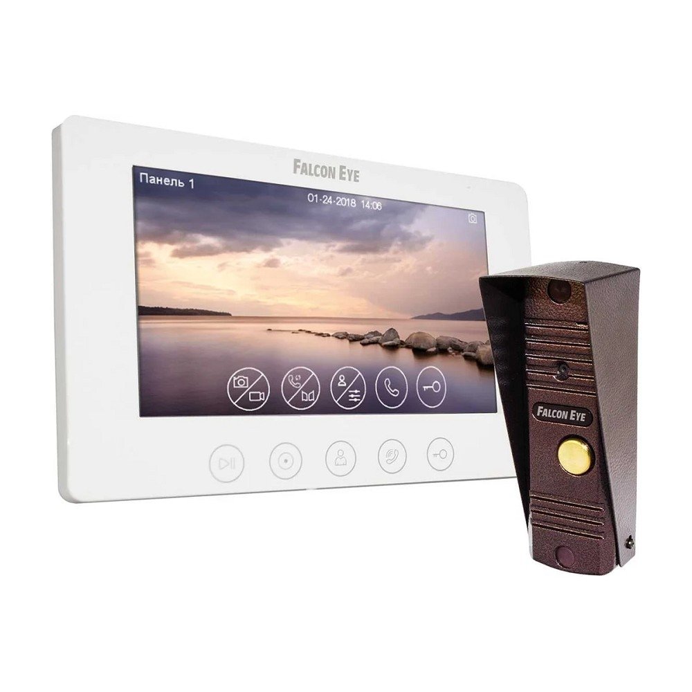 Комплект видеодомофона Falcon Eye KIT Space HD Wi-Fi, 00-00331349
