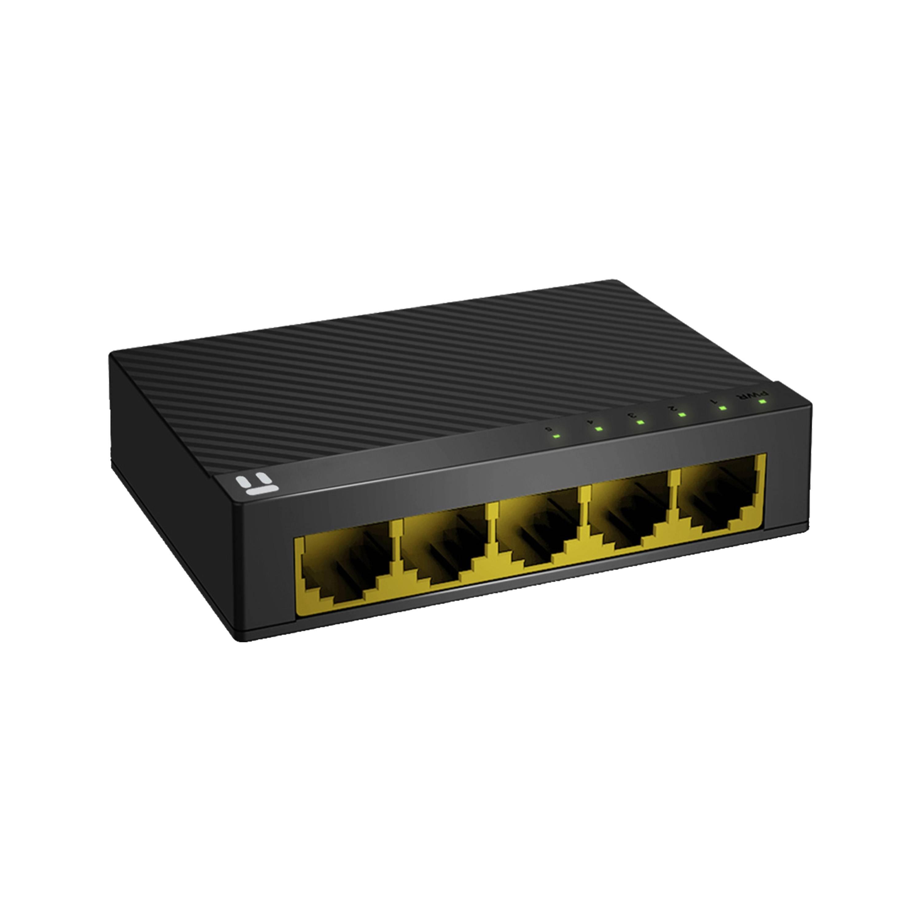 Netis ST3105GC Коммутатор неуправляемый, 5х1 Гбит/сек, настольный, пластиковый корпус