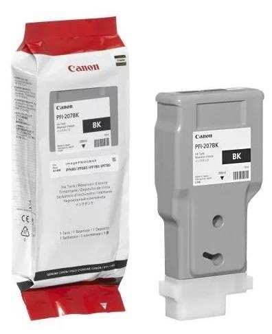 Картридж CANON PFI-207 BK черный,   300 мл, 8789B001
