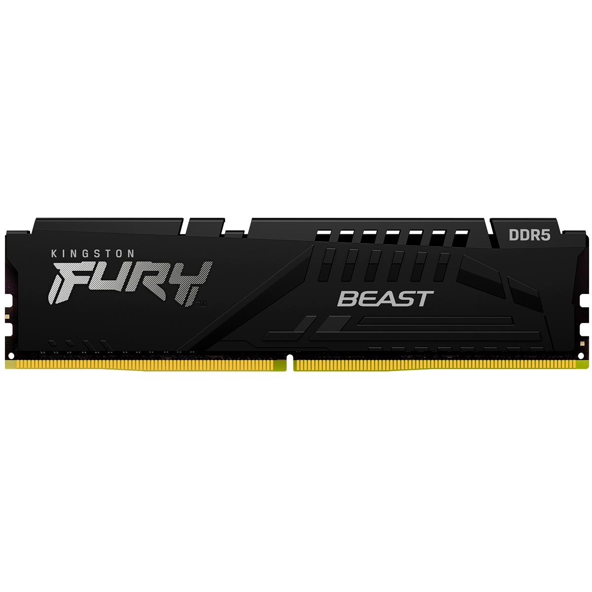 Память оперативная/ Kingston 8GB 6000MT/s DDR5 CL36 DIMM FURY Beast Black EXPO, KF560C36BBE-8