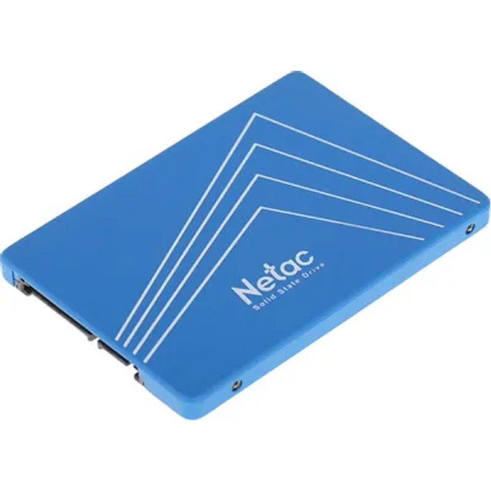 SSD 2.5" Netac 128Gb N600S Series <NT01N600S-128G-S3X> Retail (SATA3, up to 540/490MBs, 3D NAND, 140TBW, 7mm)