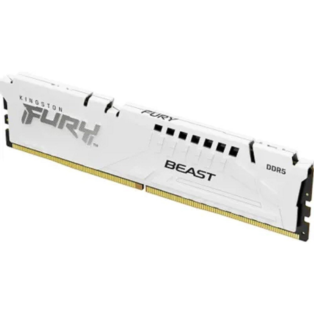 Kingston DDR5 DIMM 32GB 6000MHz KF560C36BWE-32 Fury Beast White Expo RTL Gaming PC5-48000 CL36 288-pin 1.35В dual rank с радиатором Ret
