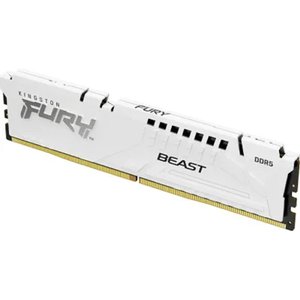 Kingston DDR5 DIMM 32GB 6000MHz KF560C36BWE-32 Fury Beast White Expo RTL Gaming PC5-48000 CL36 288-pin 1.35В dual rank с радиатором Ret