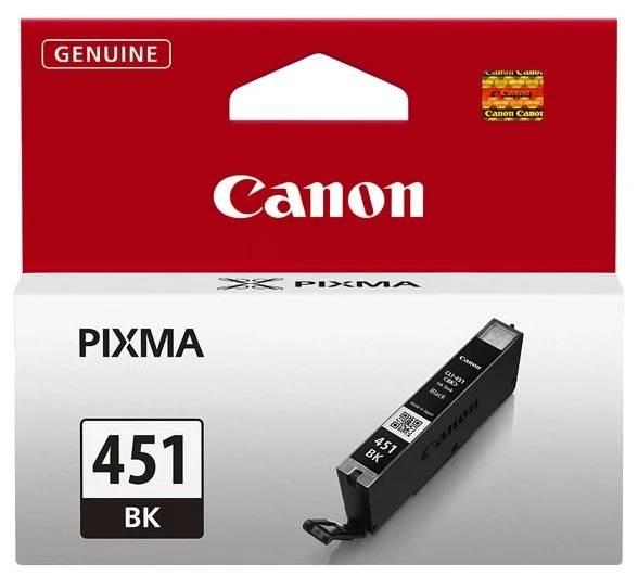 Картридж CANON CLI-451 BK чёрный, 7мл, 344 стр, 6523B001
